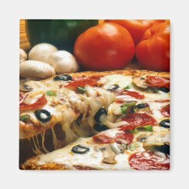 ピッツマートマッシュルームオリブチーズ マグネット