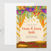 ピッティの招待 マヨウンの招待、ハルディの招待 招待状 (正面/裏面)