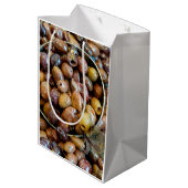 ピットとベテランの黒レッチーノオリーブ ミディアムペーパーバッグ (裏面アングル)