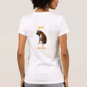 ピットにChanceFINALを与えて下さい Tシャツ (裏面)