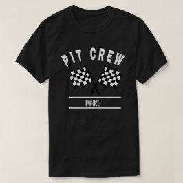 ピットクルーシャツ、ファミリーマッチングシャツ及びベビー Tシャツ