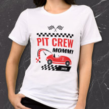 ピットクルーマミー・ファストワン 誕生日Tシャツ