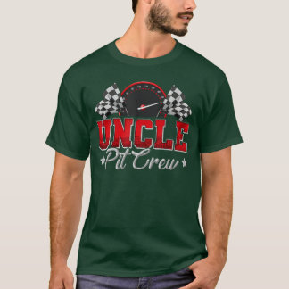 ピットクルーレースレーシングおじさん家族の誕生日パーティーギフト Tシャツ
