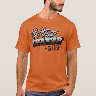 ピットクルー シスター レース 誕生日 ファミリー レース パーティー Tシャツ