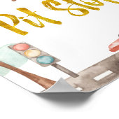 ピットストップレーシング標識 ポスター (角)