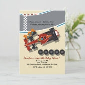 ピットストップ招待状 招待状 (スタンド正面)