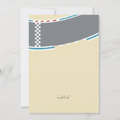 ピットストップ招待状 招待状 (裏面)