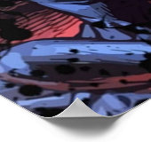 ピットスーパーヒーロー漫画カバー ポスター (角)