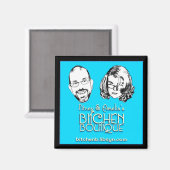 ピットニーとアメリア大型磁石 マグネット (正面/裏面)