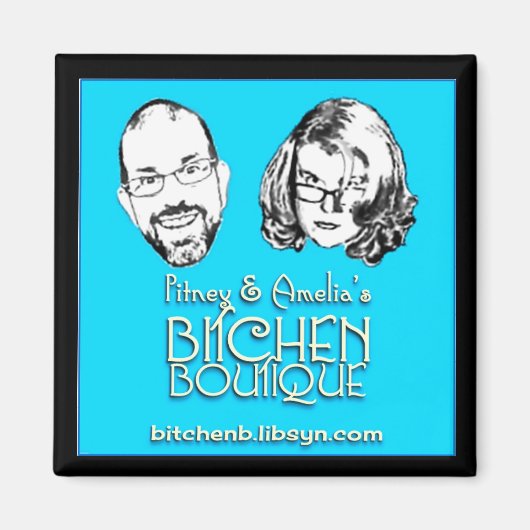 ピットニーとアメリア大型磁石 マグネット (正面)