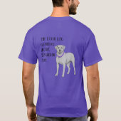 ピットハウンドの守護の心。放浪の魂。 Tシャツ (裏面)