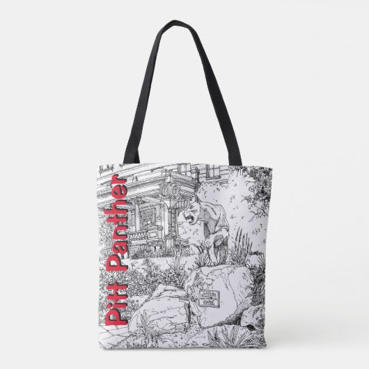 ピットパンサートバッグ、ピッツバーグ – PA トートバッグ (裏面)