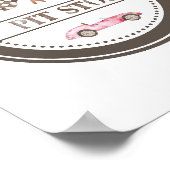 ピットピストップックレースカーサイン ポスター (角)