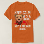 ピットブルおもしろいギフト女男性へ性ドッグラバーペットオイ Tシャツ (デザイン正面)