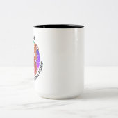 ピットブルおもしろい引用文ツートーンコーヒーマグ ツートーンマグカップ (中央)