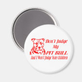 ピットブルが判断しない マグネット (正面/裏面)