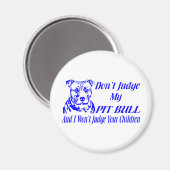 ピットブルが判断しない マグネット (正面/裏面)