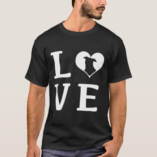 ピットブルが大好きTシャツ Tシャツ (正面)
