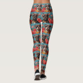 ピットブルとハートバラバレンタインデー レギンス (裏面)