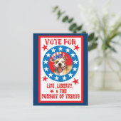 ピットブルに投票 ポストカード (スタンド正面)