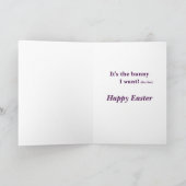 ピットブルのおもしろいなイースターカード シーズンカード (内部)