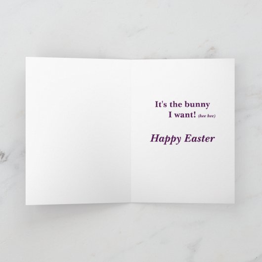 ピットブルのおもしろいなイースターカード シーズンカード (内部)