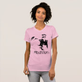 ピットブルのお母さん犬のワイシャツ Tシャツ (正面フル)