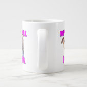 ピットブルのお母さん犬 ジャンボコーヒーマグカップ (裏面)