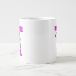 ピットブルのお母さん犬 ジャンボコーヒーマグカップ