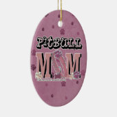 ピットブルのお母さん セラミックオーナメント (右)