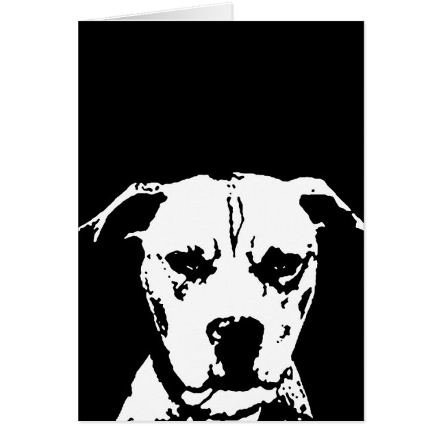 ピットブルのギフト-カード (正面)