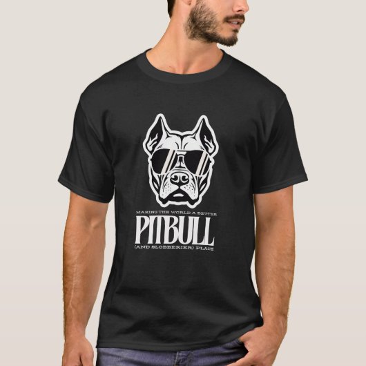 ピットブルの世界 Tシャツ (正面)