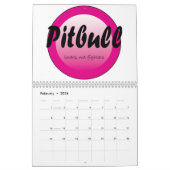 ピットブルの保存品種カレンダー カレンダー (2月 2026)