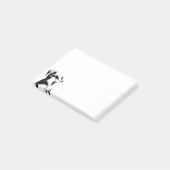 ピットブルの子犬の顔 ポストイット (アングル)