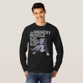 ピットブルの最大の筋肉は彼らのハート Tシャツ (正面フル)
