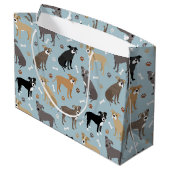 ピットブルの足と骨 ラージペーパーバッグ (裏面アングル)