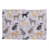 ピットブルの足と骨 枕カバー (裏面)