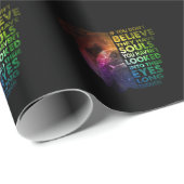 ピットブルは十分に長い犬の目を見た ラッピングペーパー (ロールコーナー)