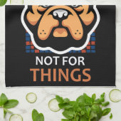 ピットブルはHUGSのために作られ、物事のためではない。 キッチンタオル (折り畳み)