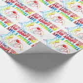 ピットブルを採用します1 T2を救って下さい ラッピングペーパー (角)