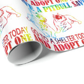 ピットブルを採用します1 T2を救って下さい ラッピングペーパー (ロールコーナー)