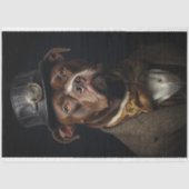 ピットブルインスーツと帽子1デコページ紙 薄葉紙 (正面)