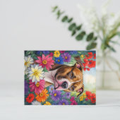 ピットブルインフラワーガーデン ポストカード (スタンド正面)