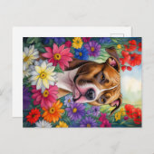 ピットブルインフラワーガーデン ポストカード (正面/裏面)