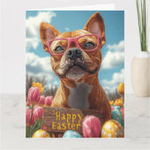 ピットブルイースターエッグ カード (正面)