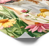 ピットブルオーナードッグアートウォールポスターの贈り物 ポスター (角)