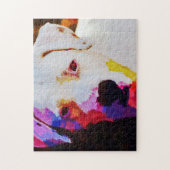 ピットブルカラフルドッグアートパズル ジグソーパズル (縦)