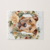 ピットブルクリスマスリースフェスティバルカップ ジグソーパズル (横)