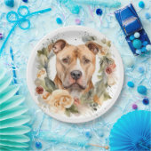 ピットブルクリスマスリースフェスティバルカップ ペーパープレート (パーティー)