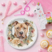 ピットブルクリスマスリースフェスティバルカップ ペーパープレート (パーティー)